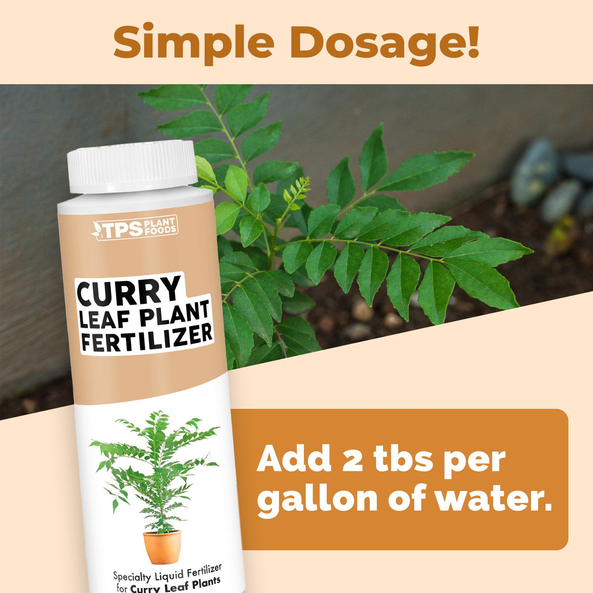 Curry Leaf Plant Fertilizer - 8 Ounce