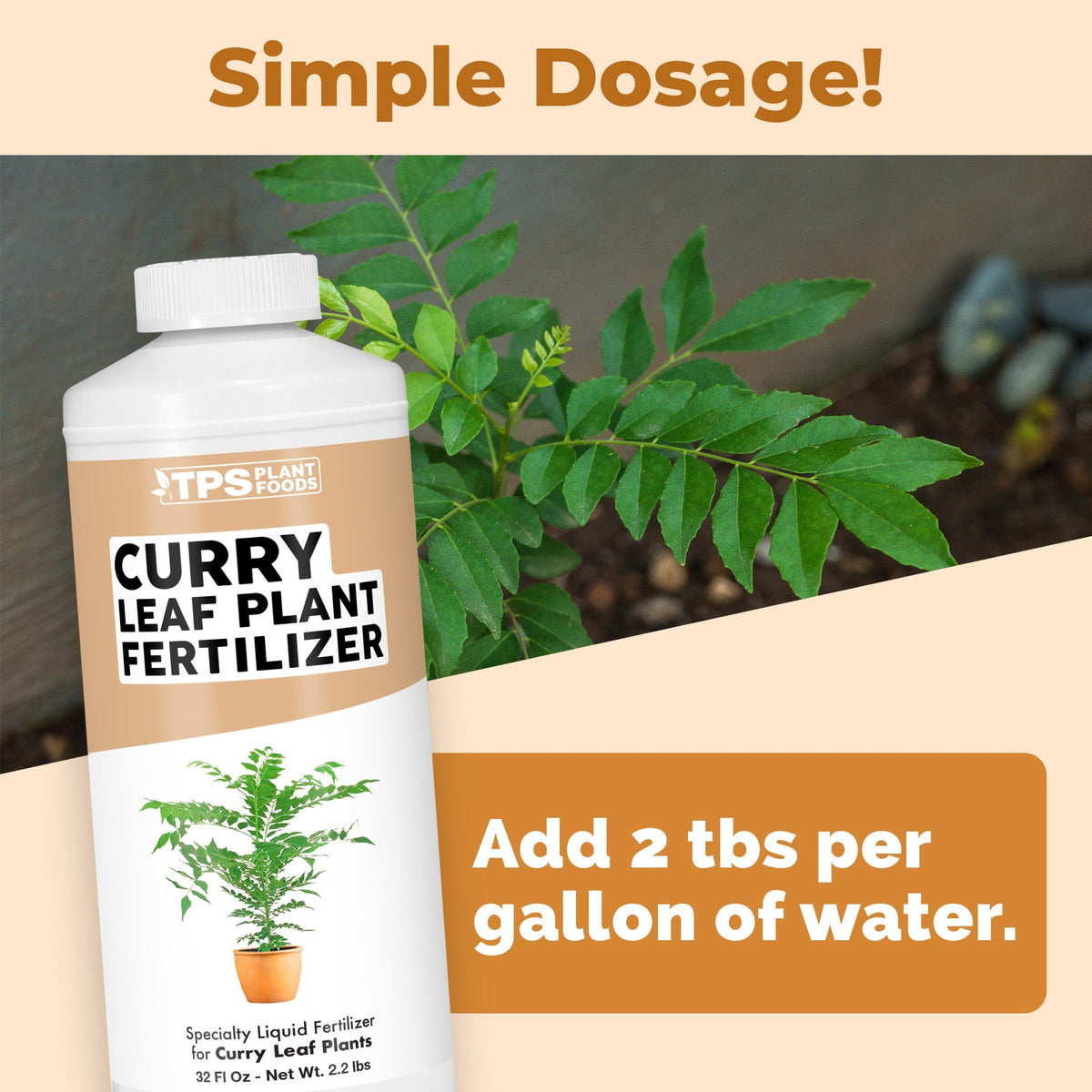 Curry Leaf Plant Fertilizer - 32 Ounce