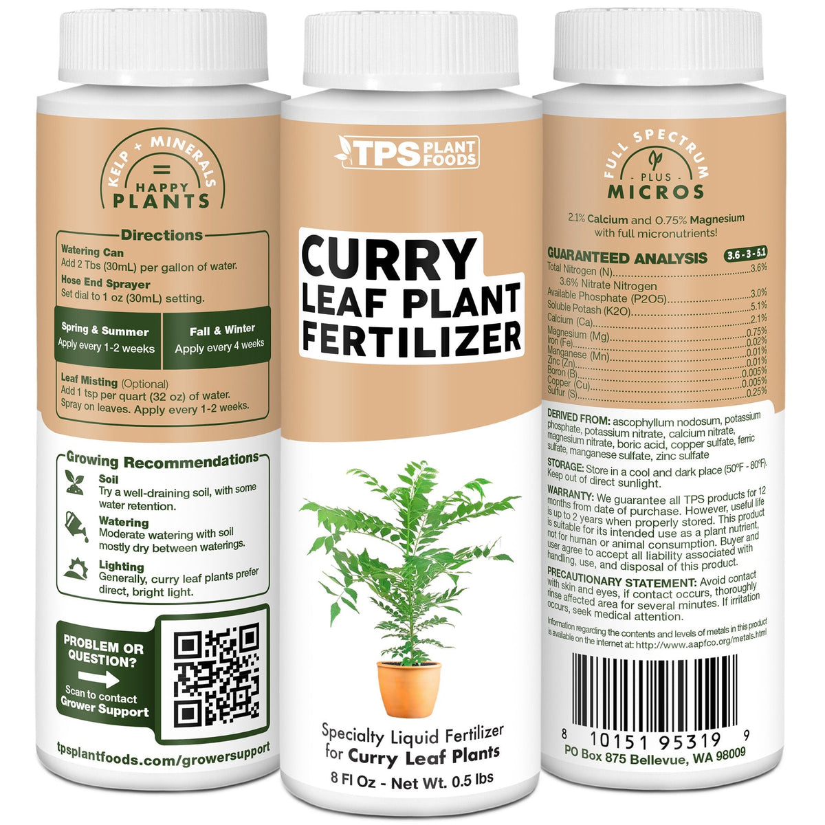 Curry Leaf Plant Fertilizer formula, features, and plant care details