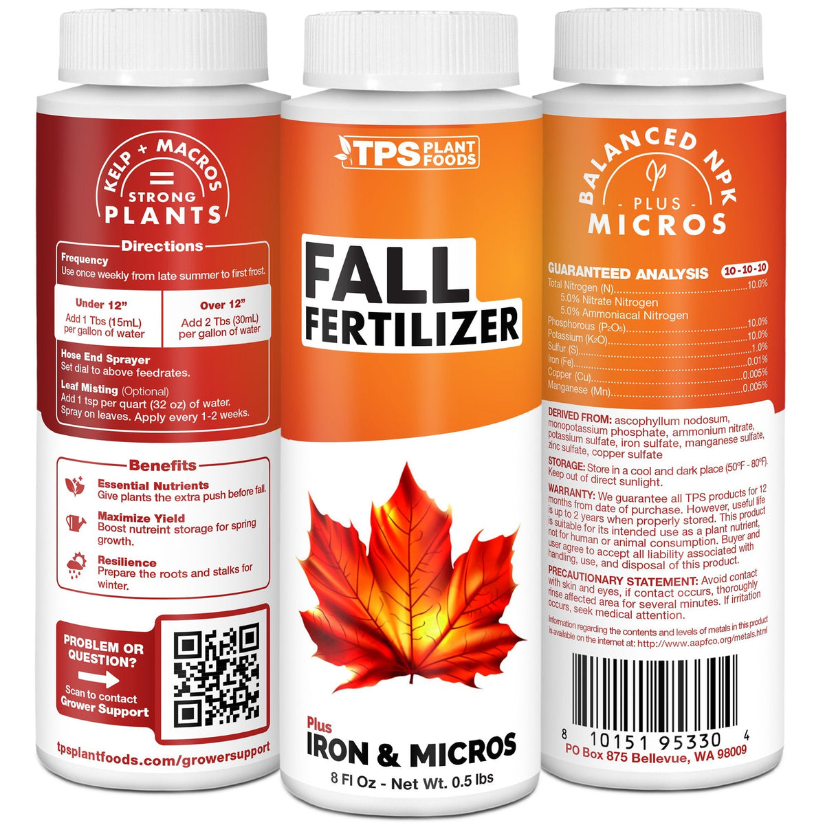 Fall Fertilizer formula, features, and plant care details