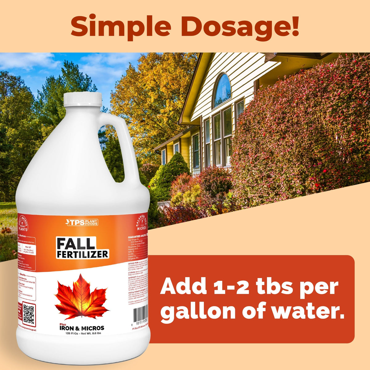 Fall Fertilizer - 128 Ounce