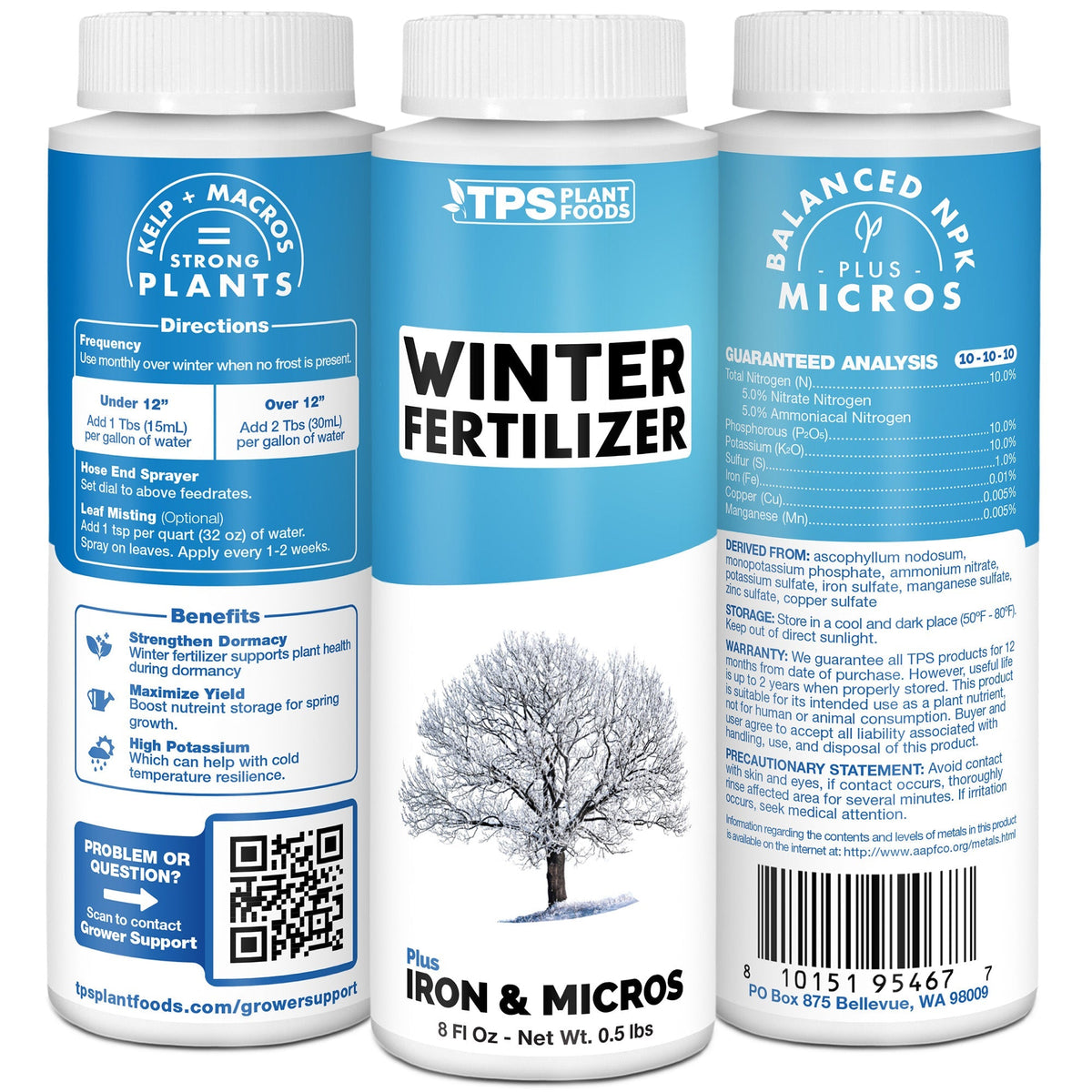 Winter Fertilizer formula, features, and plant care details