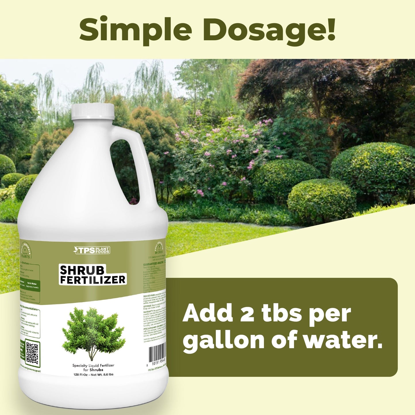 Key benefits and healthy growth features of Shrub Fertilizer