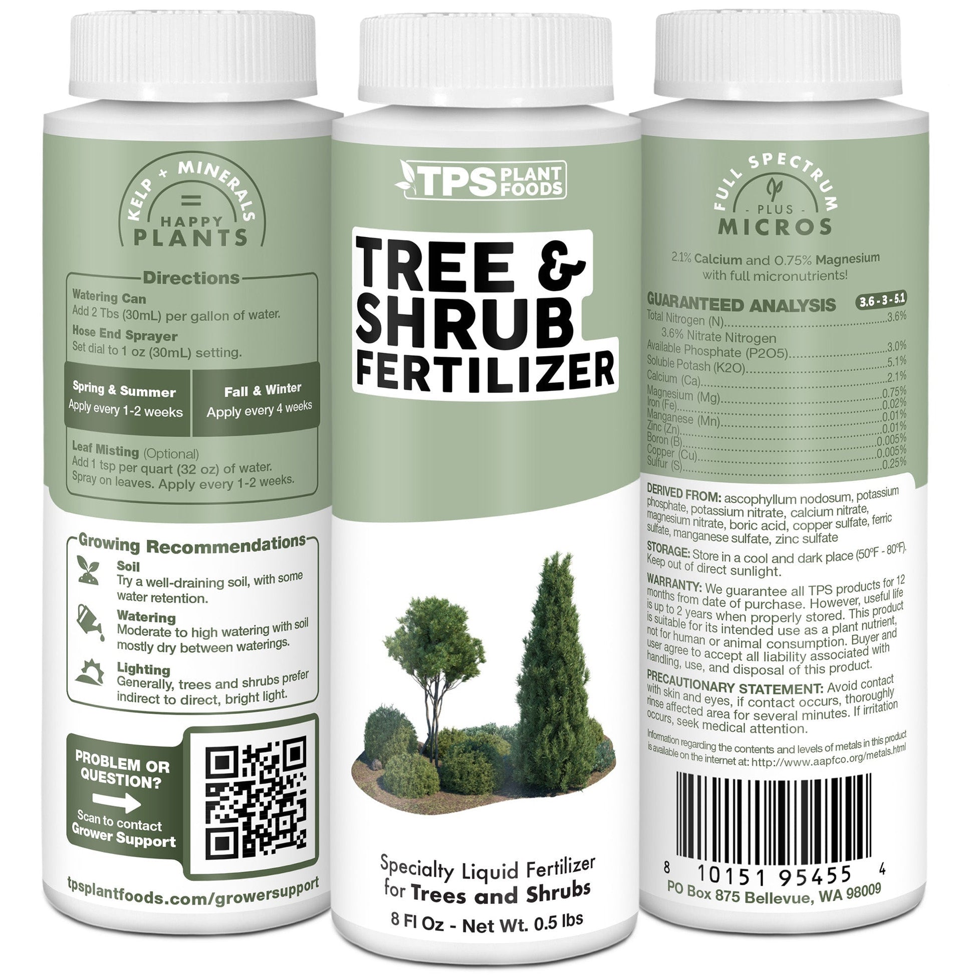 Tree And Shrub Fertilizer formula, features, and plant care details