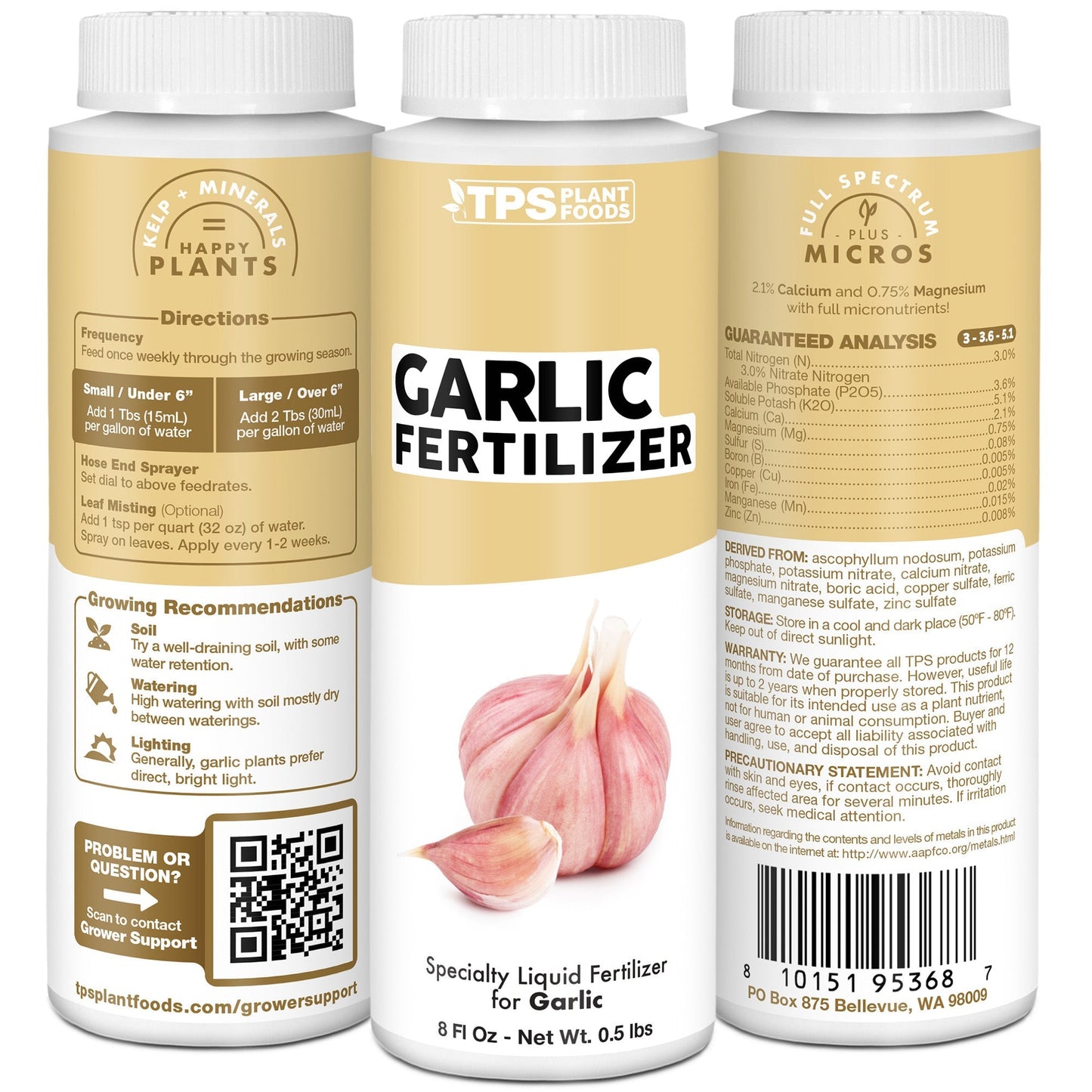 Garlic Fertilizer formula, features, and plant care details