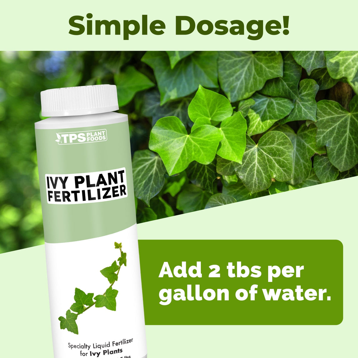 TPS Plant Foods Ivy Plant Food 3.6-3-5.1 bottle