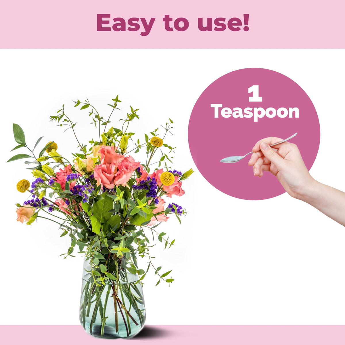 How to use and apply Cut Flower Food