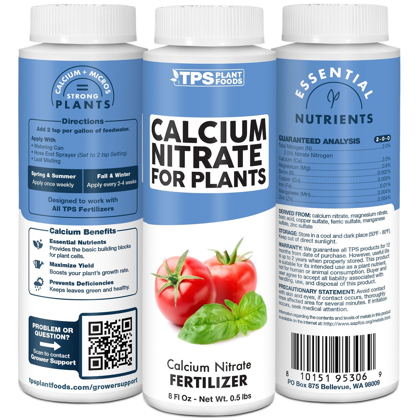 Calcium Nitrate formula, features, and plant care details