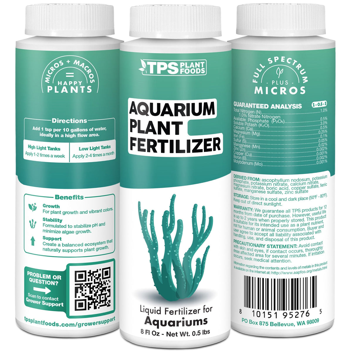 Aquarium Plant Fertilizer formula, features, and plant care details