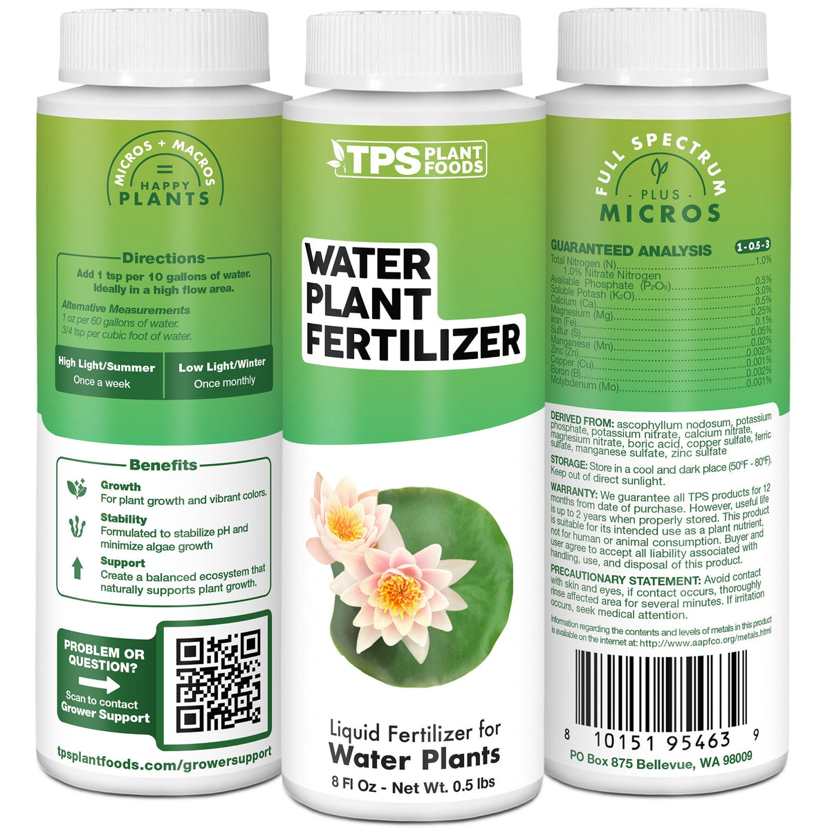 Water Plant Fertilizer formula, features, and plant care details