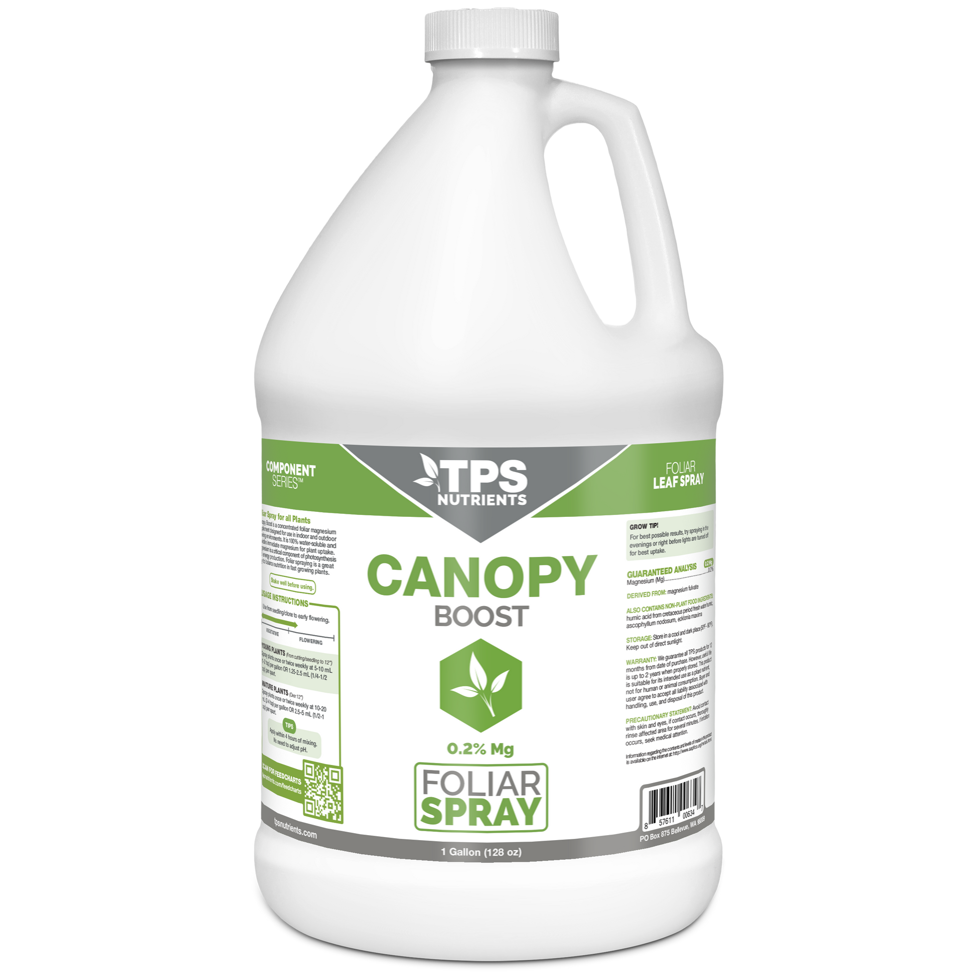 TPS Plant Foods Canopy Boost Leaf Foliar Spray 1 gallon product package