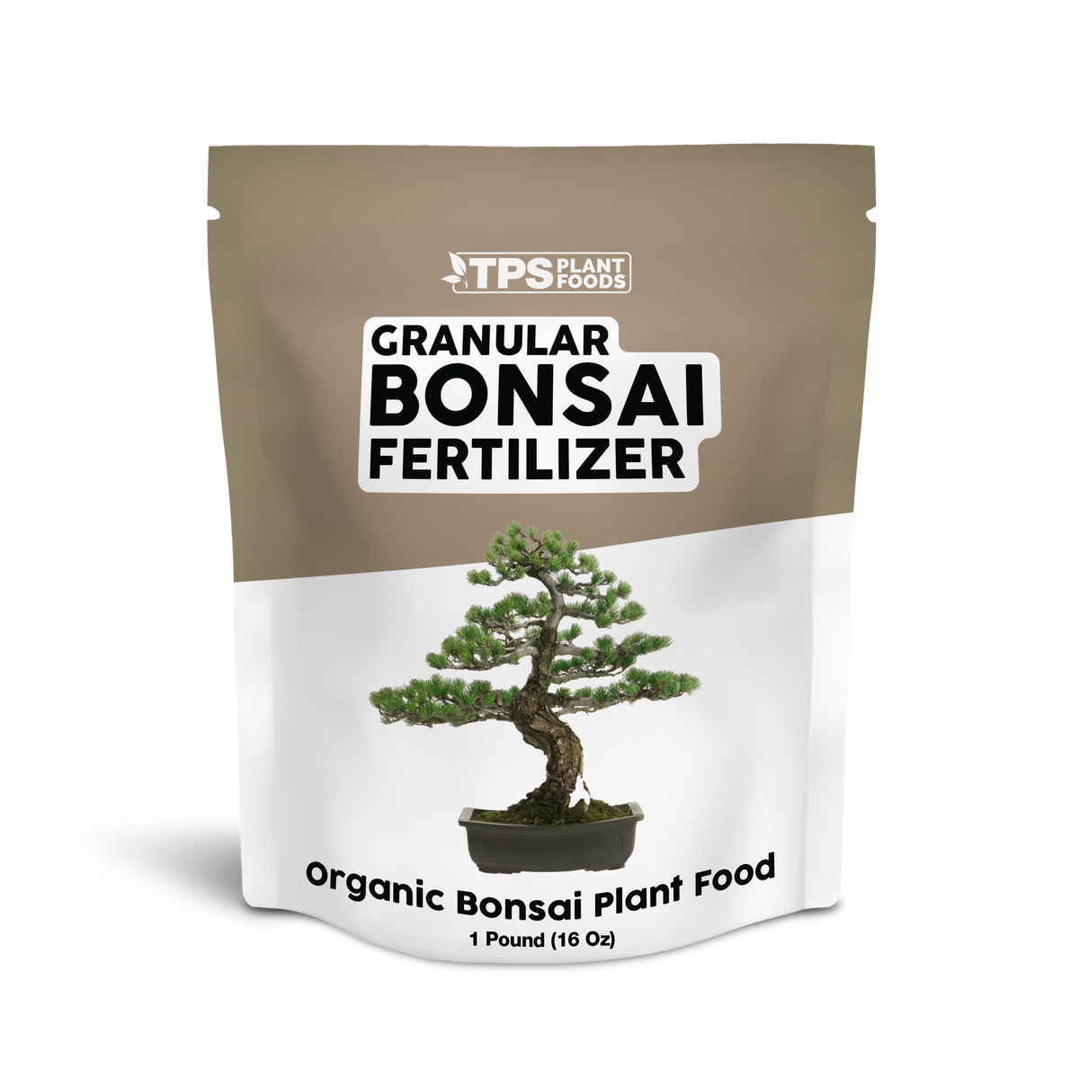TPS Plant Foods Granular Bonsai Fertilizer 4-3-4, 16 oz bottle [wrap]