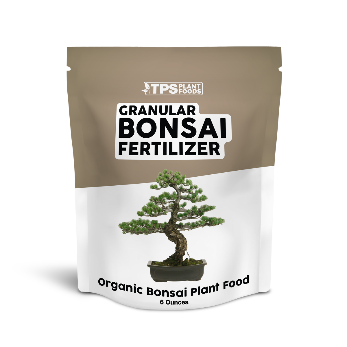 TPS Plant Foods Granular Bonsai Fertilizer 4-3-4, 6 oz bottle [wrap]