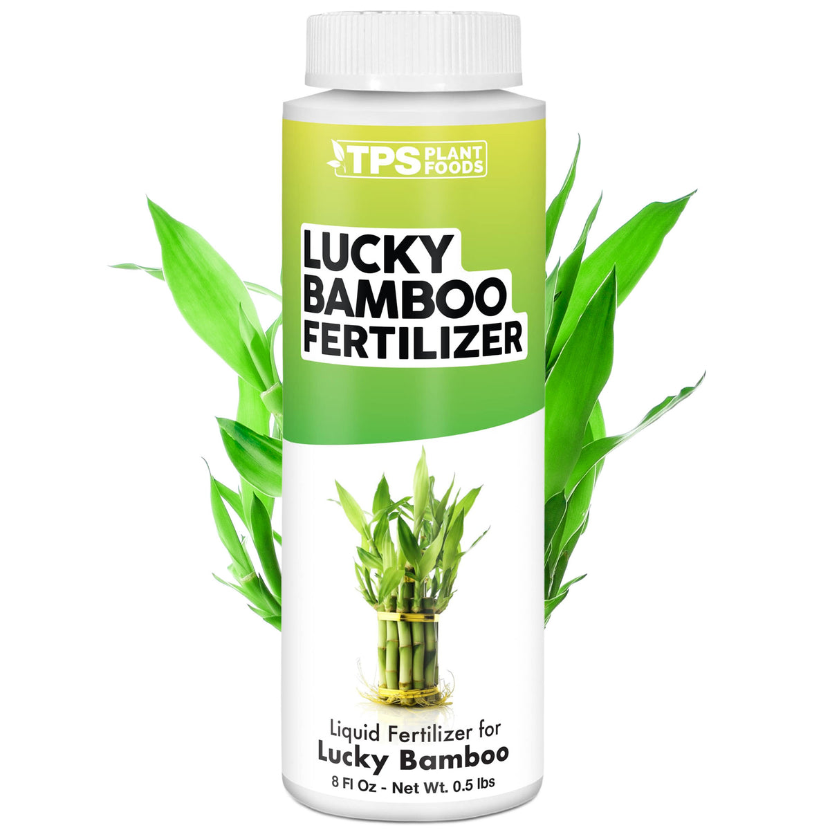 TPS Plant Foods Lucky Bamboo Fertilizer 1-0.5-3, 8 oz bottle [wrap]