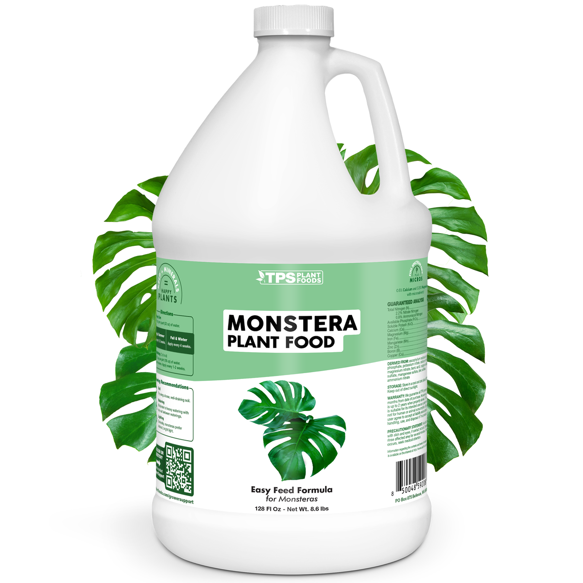 TPS Plant Foods Monstera Plant Food 3-1-2, 1 gallon bottle