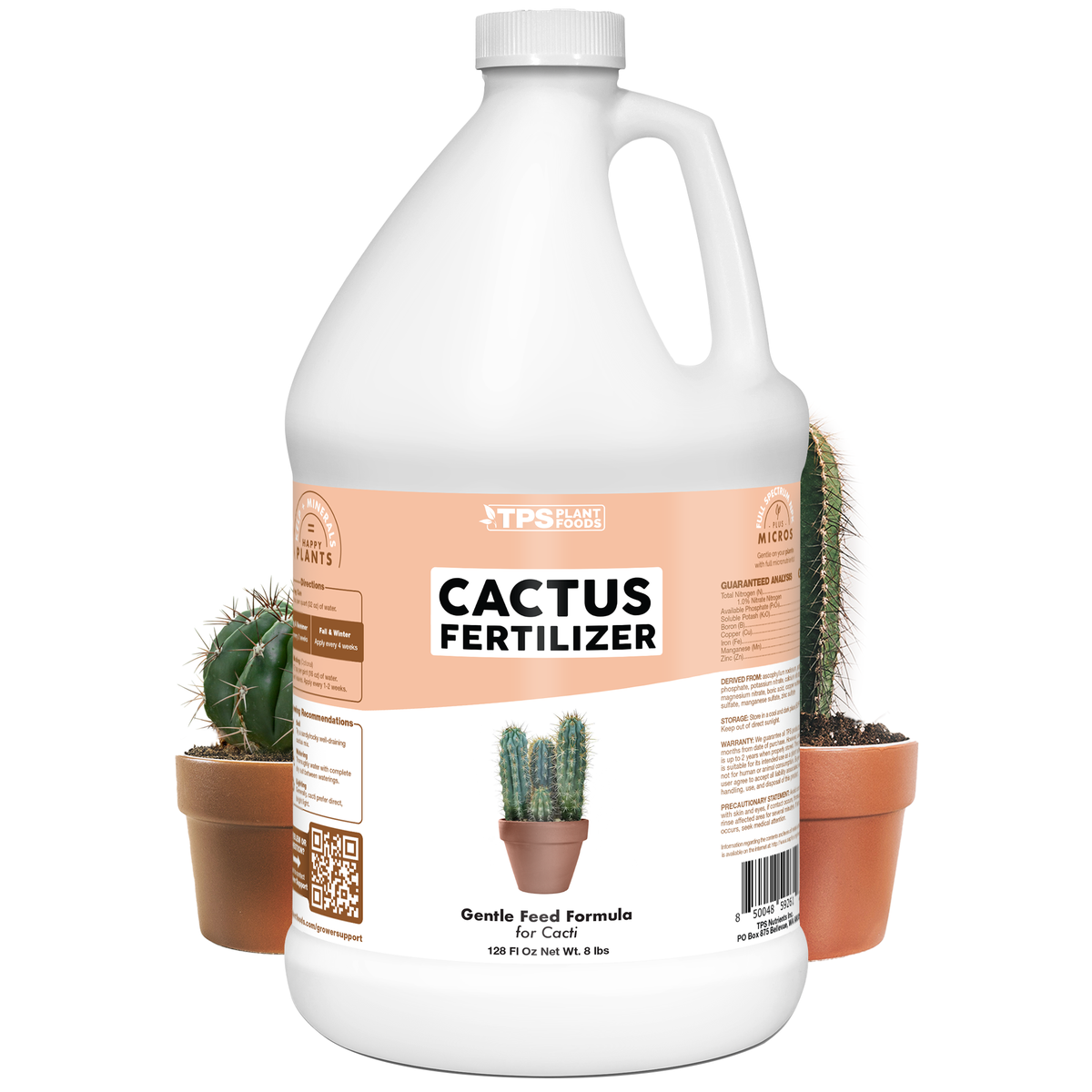 TPS Plant Foods Cactus Fertilizer 1-1-3, 1 gallon bottle
