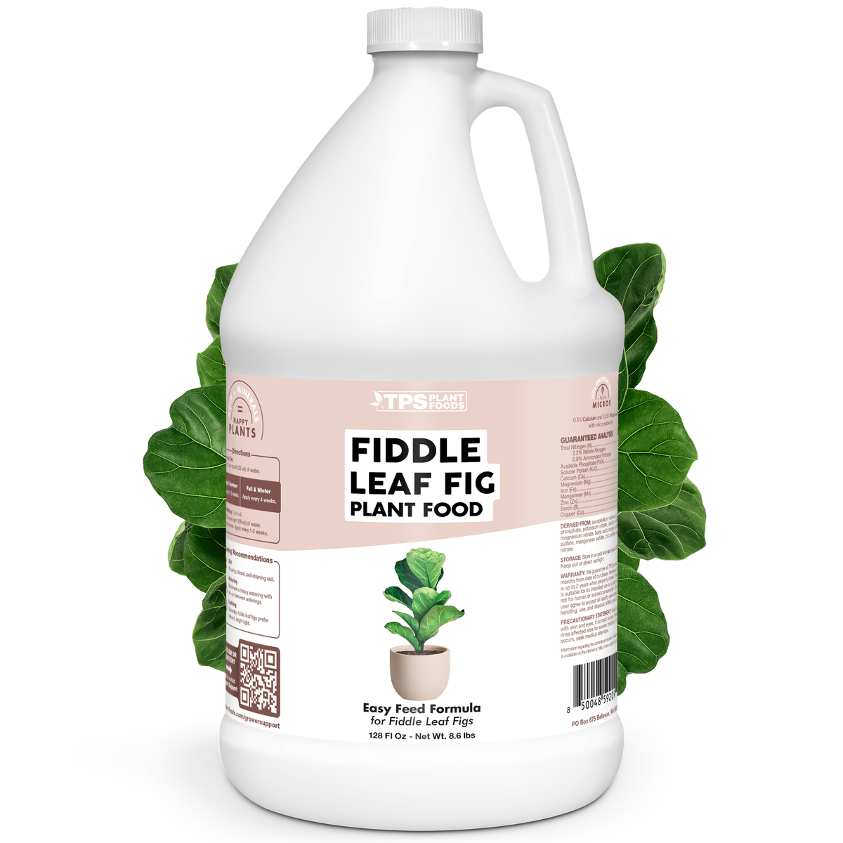 Fiddle Leaf Fig Plant Food — 128 Ounce