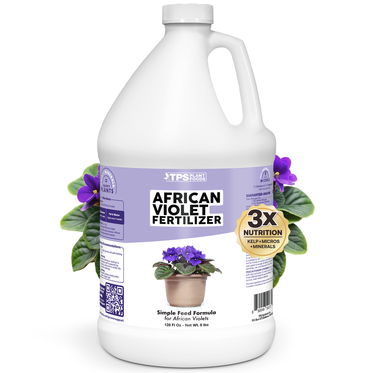 African Violet Fertilizer - 128 Ounce