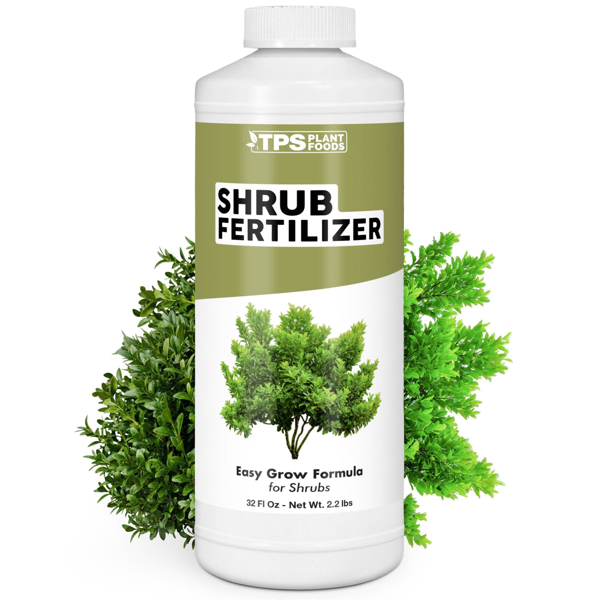 TPS Plant Foods Shrub Fertilizer 3.6-3-5.1, 32 oz bottle