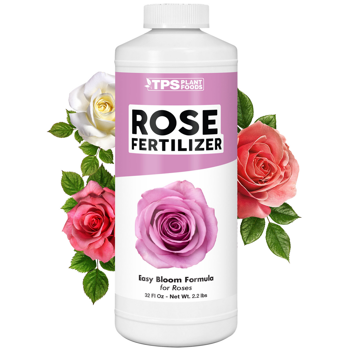 TPS Plant Foods Rose Fertilizer 3-3.6-5.1, 32 oz bottle