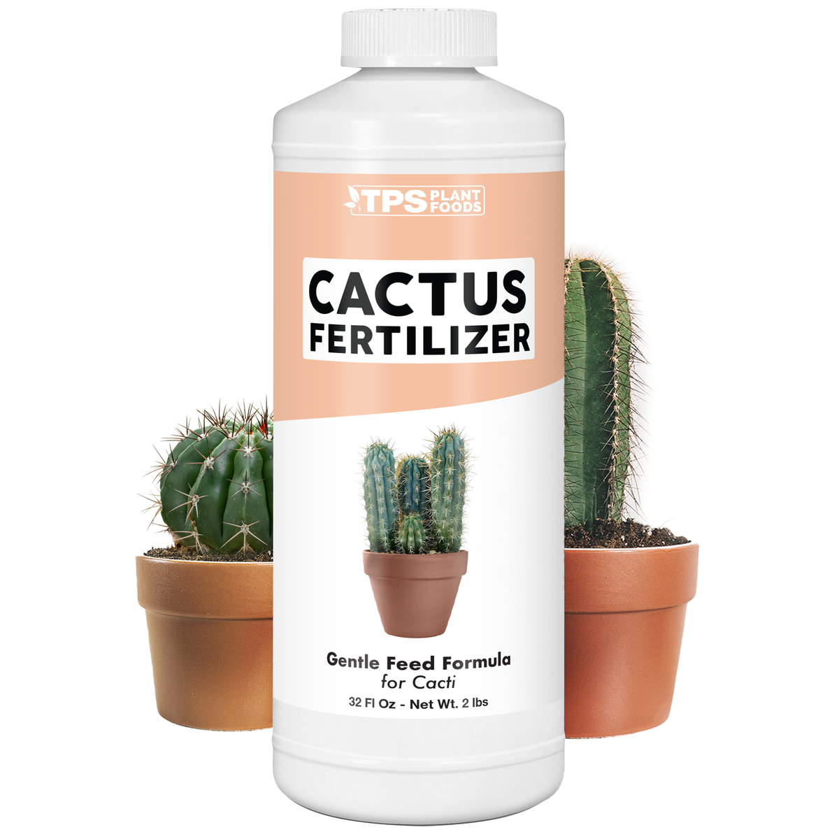 TPS Plant Foods Cactus Fertilizer 1-1-3, 32 oz bottle