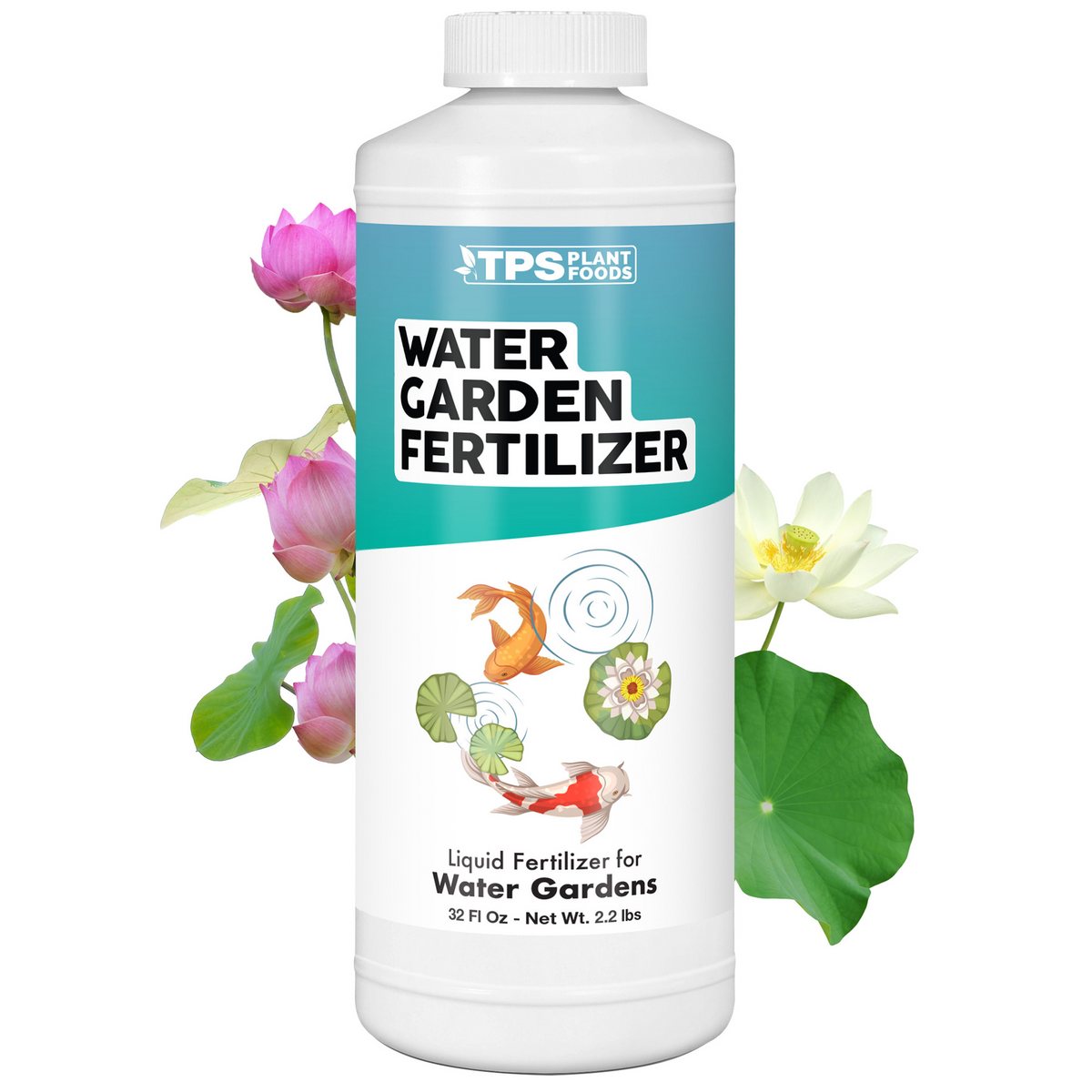 TPS Plant Foods Water Garden Fertilizer 1-0.5-3, 32 oz bottle [wrap]