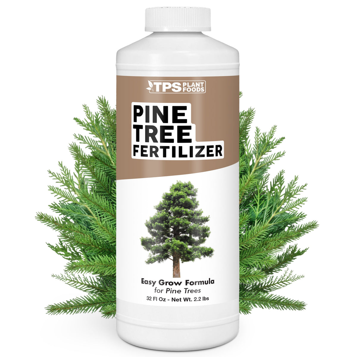 TPS Plant Foods Pine Tree Fertilizer 3.6-3-5.1, 32 oz bottle