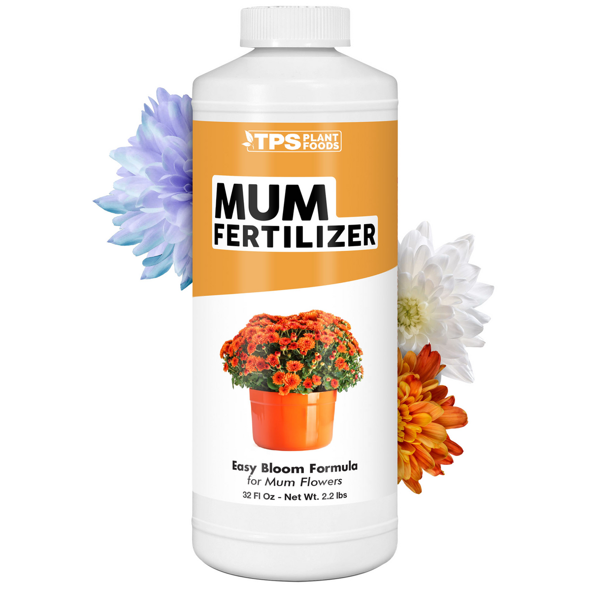 TPS Plant Foods Mum Fertilizer 3-3.6-5.1, 32 oz bottle