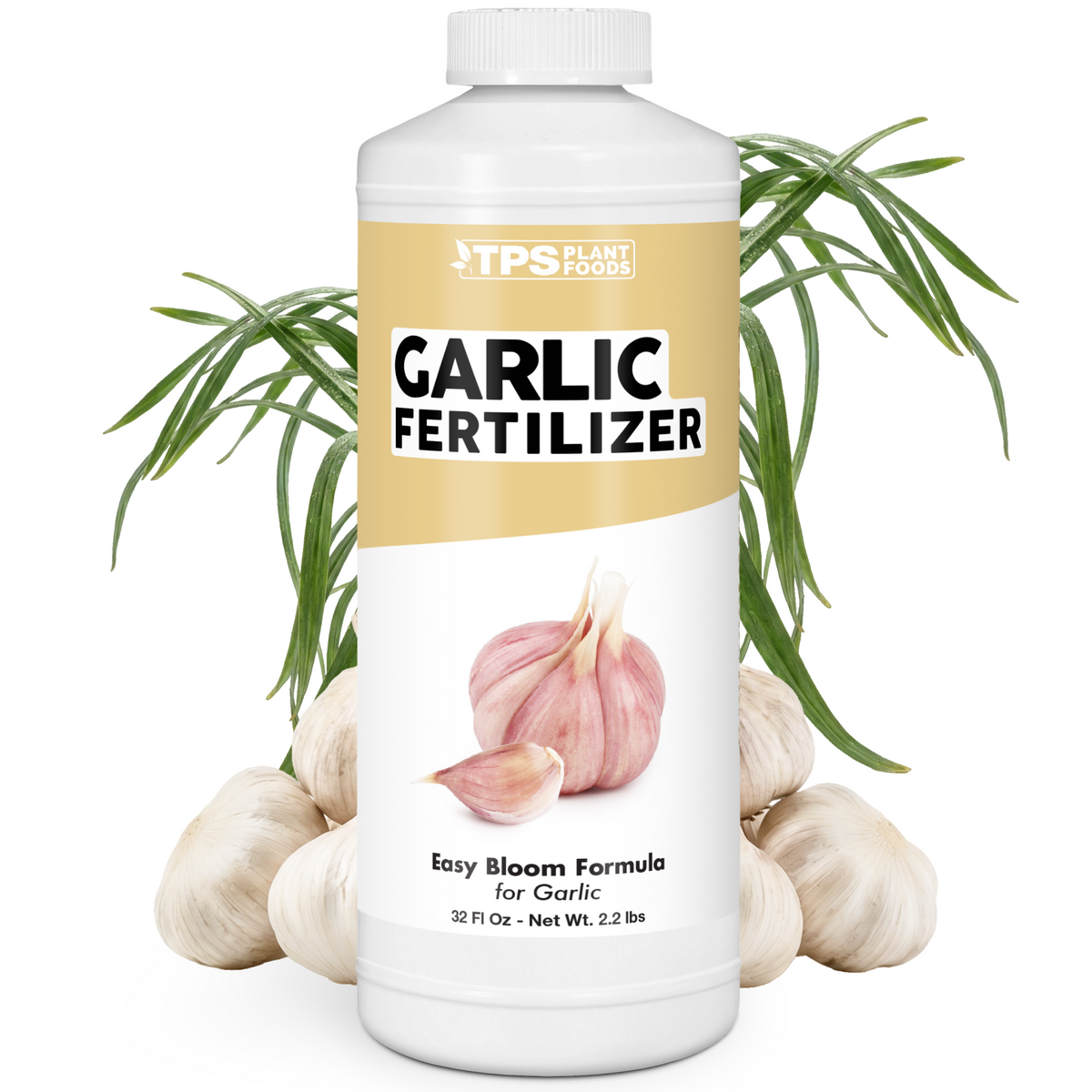 TPS Plant Foods Garlic Fertilizer 3-3.6-5.1, 32 oz bottle
