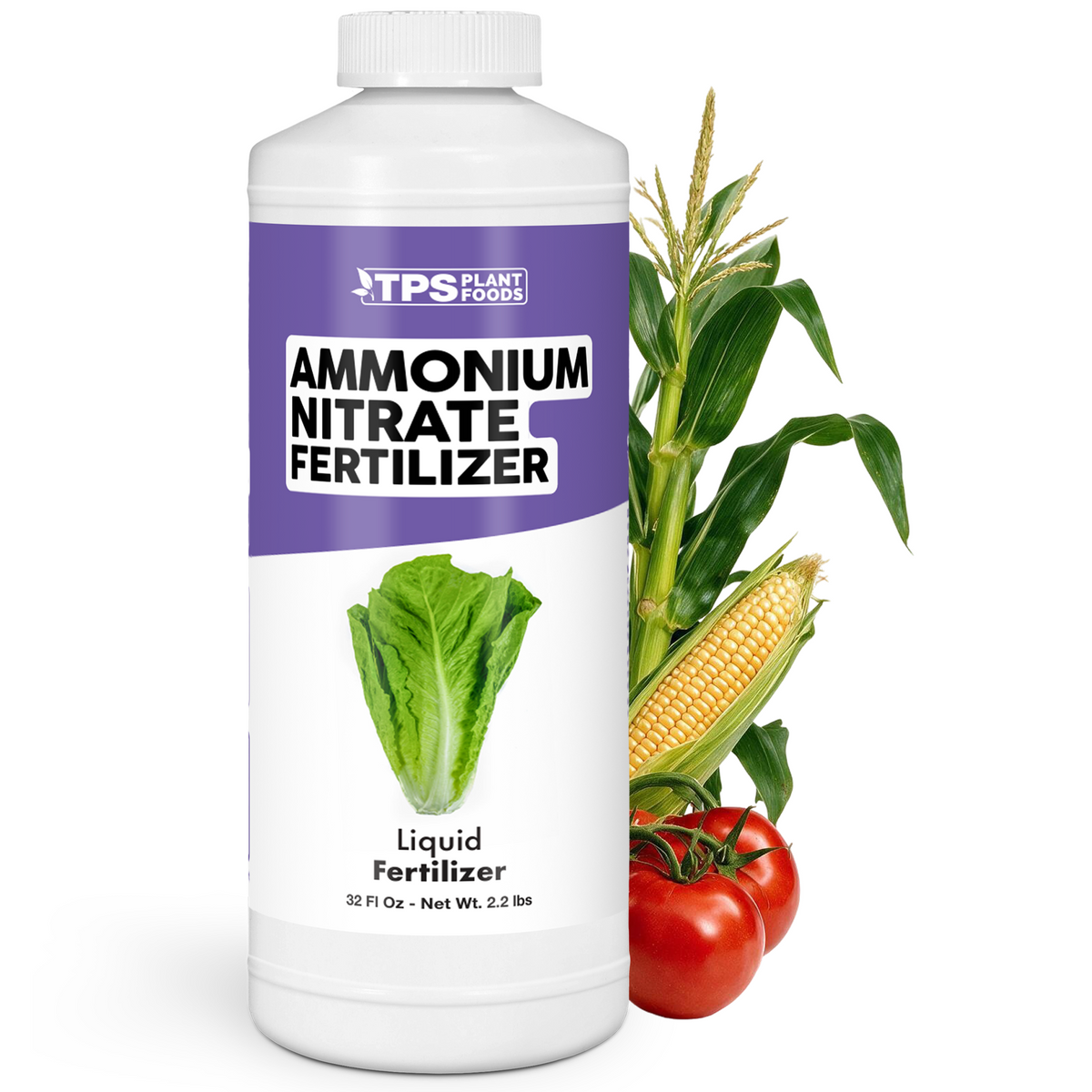 TPS Plant Foods Ammonium Nitrate Fertilizer 15-0-0, 32 oz bottle [wrap]