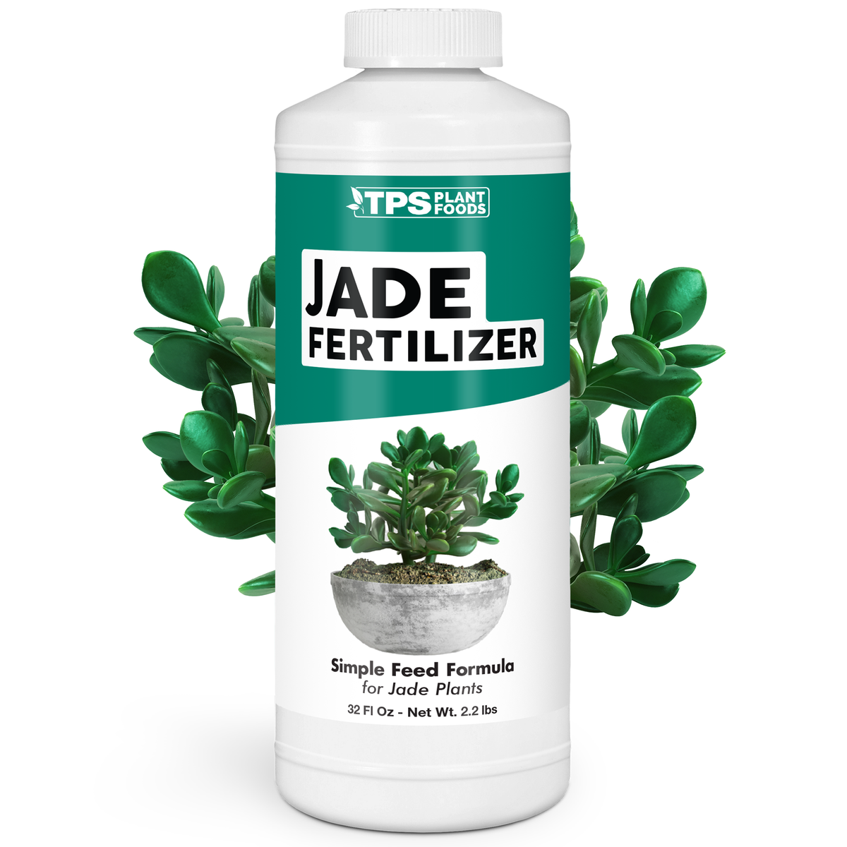 TPS Plant Foods Jade Fertilizer 2-2-3, 32 oz bottle [wrap]