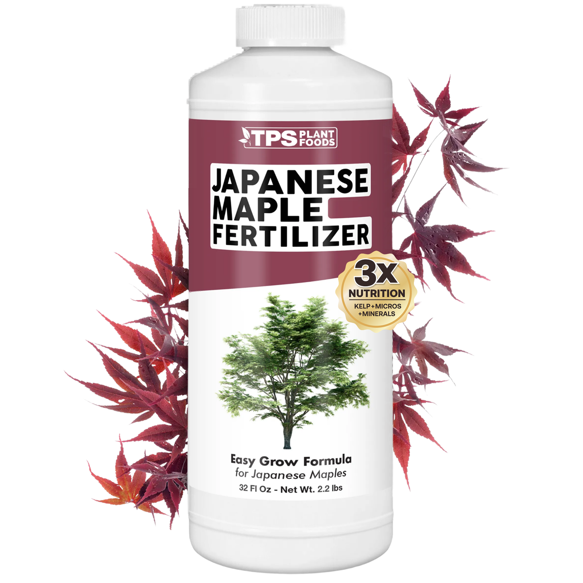 TPS Plant Foods Japanese Maple Fertilizer 3.6-3-5.1, 32 oz bottle [wrap]