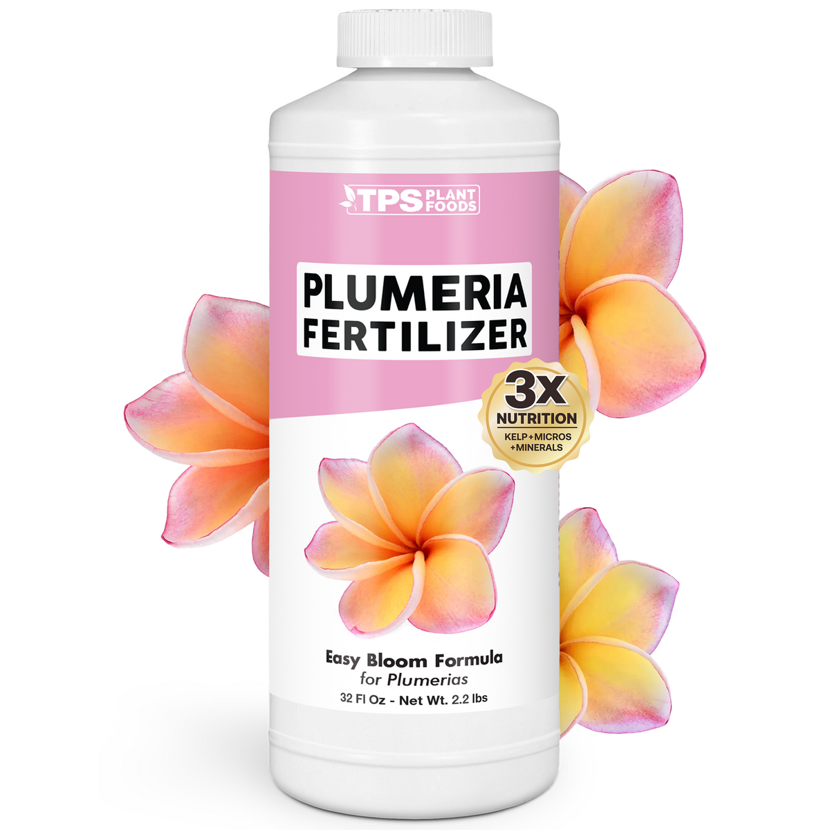 TPS Plant Foods Plumeria Fertilizer 3-3.6-5.1, 32 oz bottle