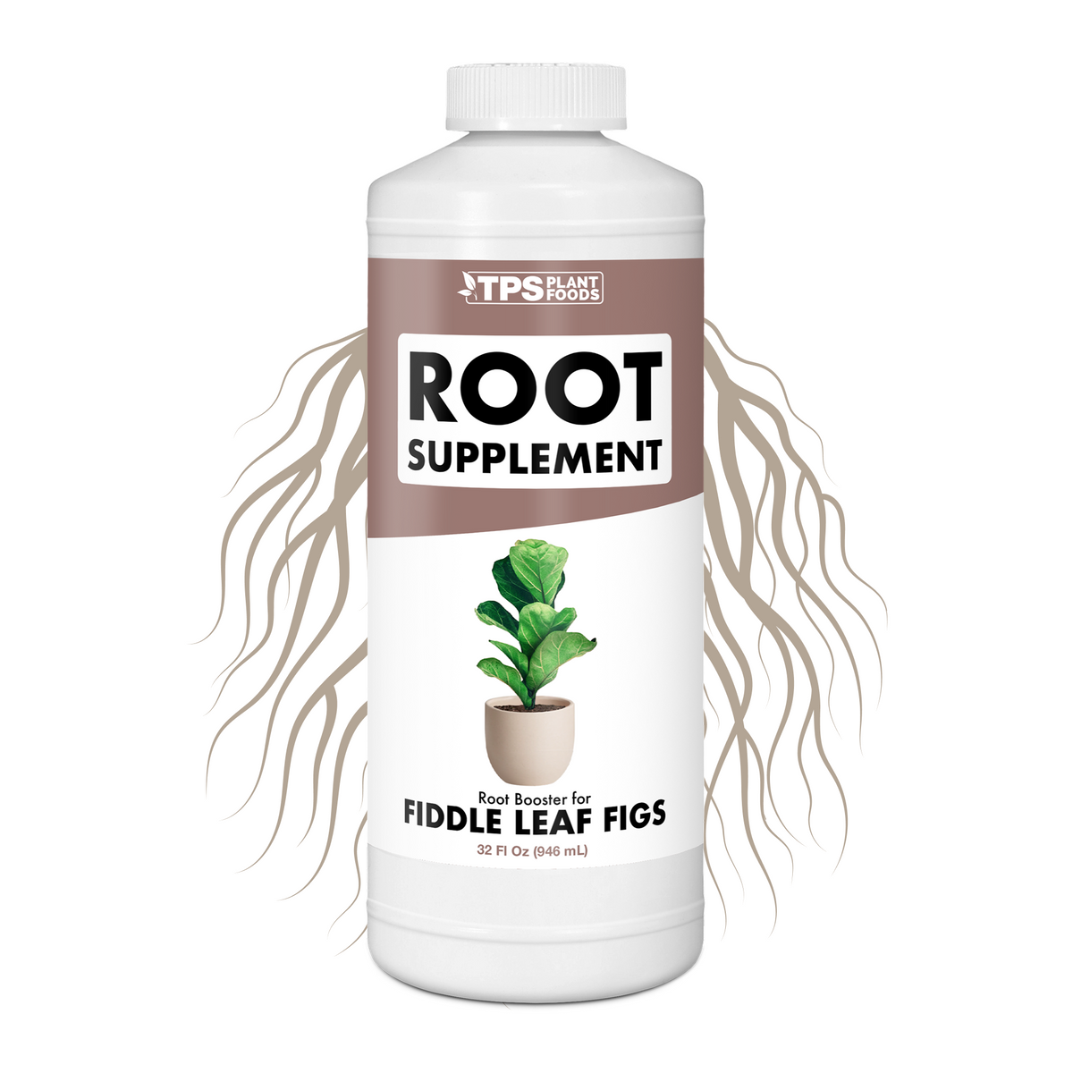 TPS Plant Foods Fig Root Supplement liquid fertilizer, 32 oz bottle [wrap]