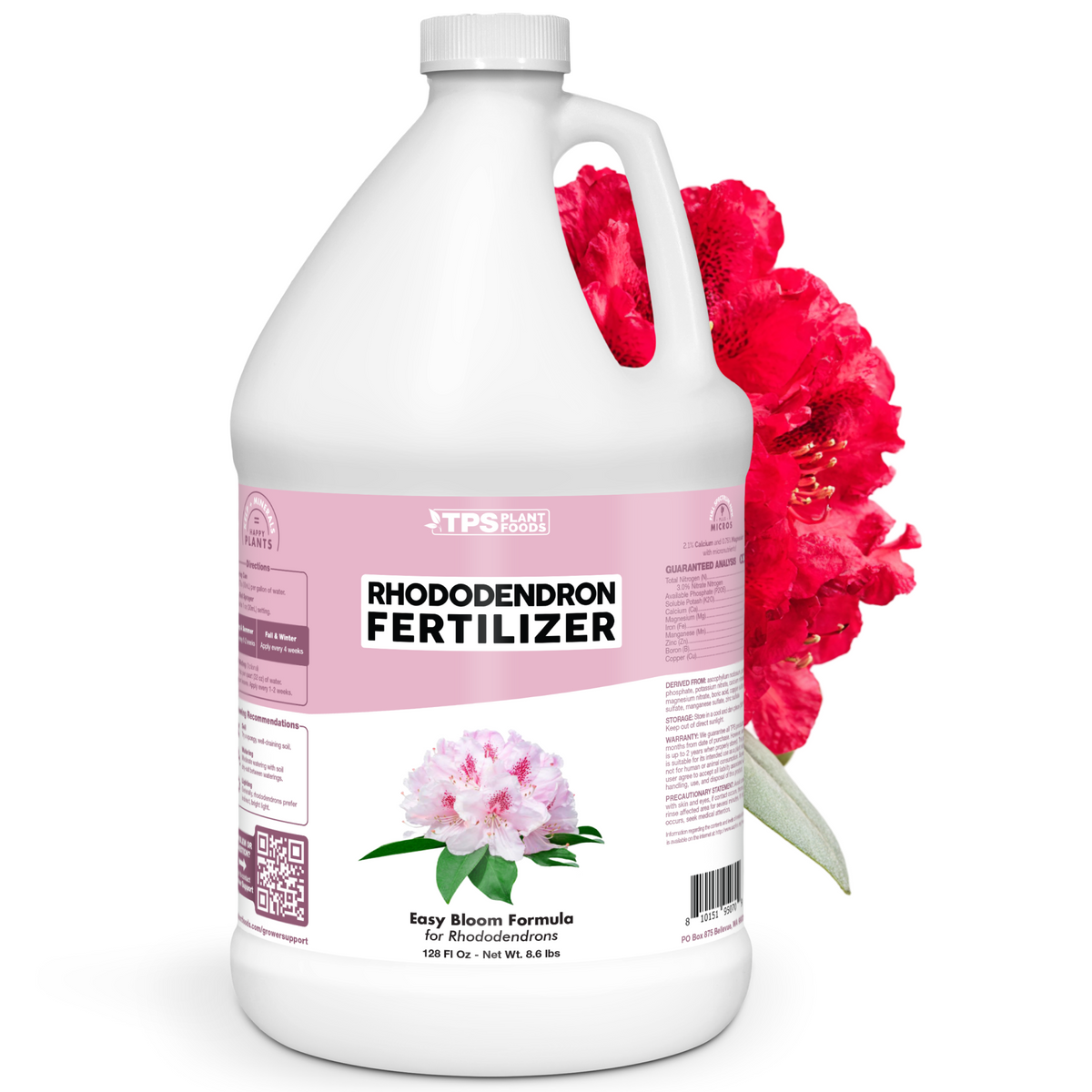 TPS Plant Foods Rhododendron Fertilizer 3-3.6-5.1, 1 gallon bottle