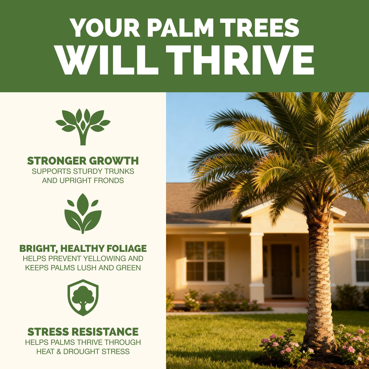 Why plants thrive on TPS Mycorrhizal Fungi for Palm Trees: stronger roots, vibrant foliage and strong roots [results]