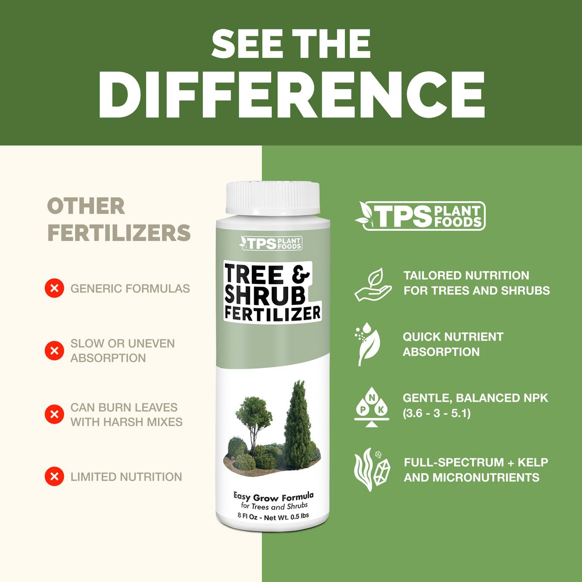 Tree And Shrub Fertilizer - 8 Ounce