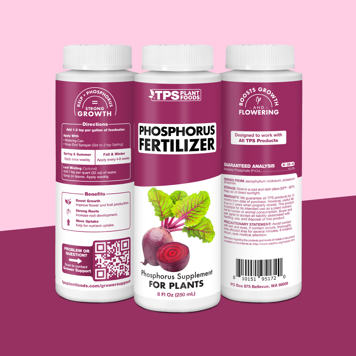 TPS Phosphorus Fertilizer works for all varieties of plants [tri-wrap]