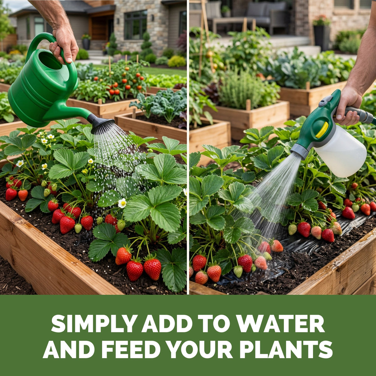 Feeding plants with TPS Sulfate Of Potash by watering can or hose-end sprayer [how-to]