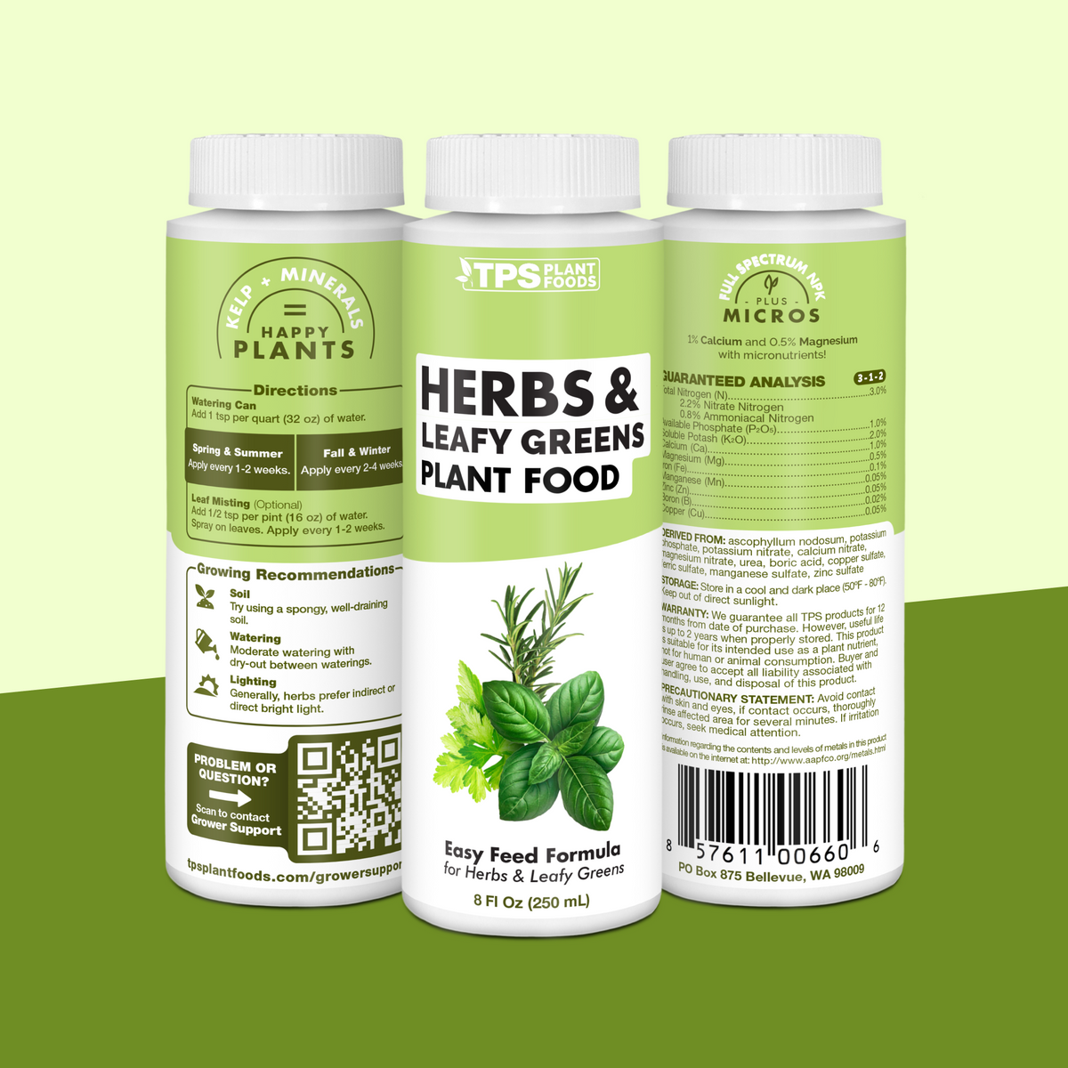 Herbs and Leafy Greens Plant Food — slide 7