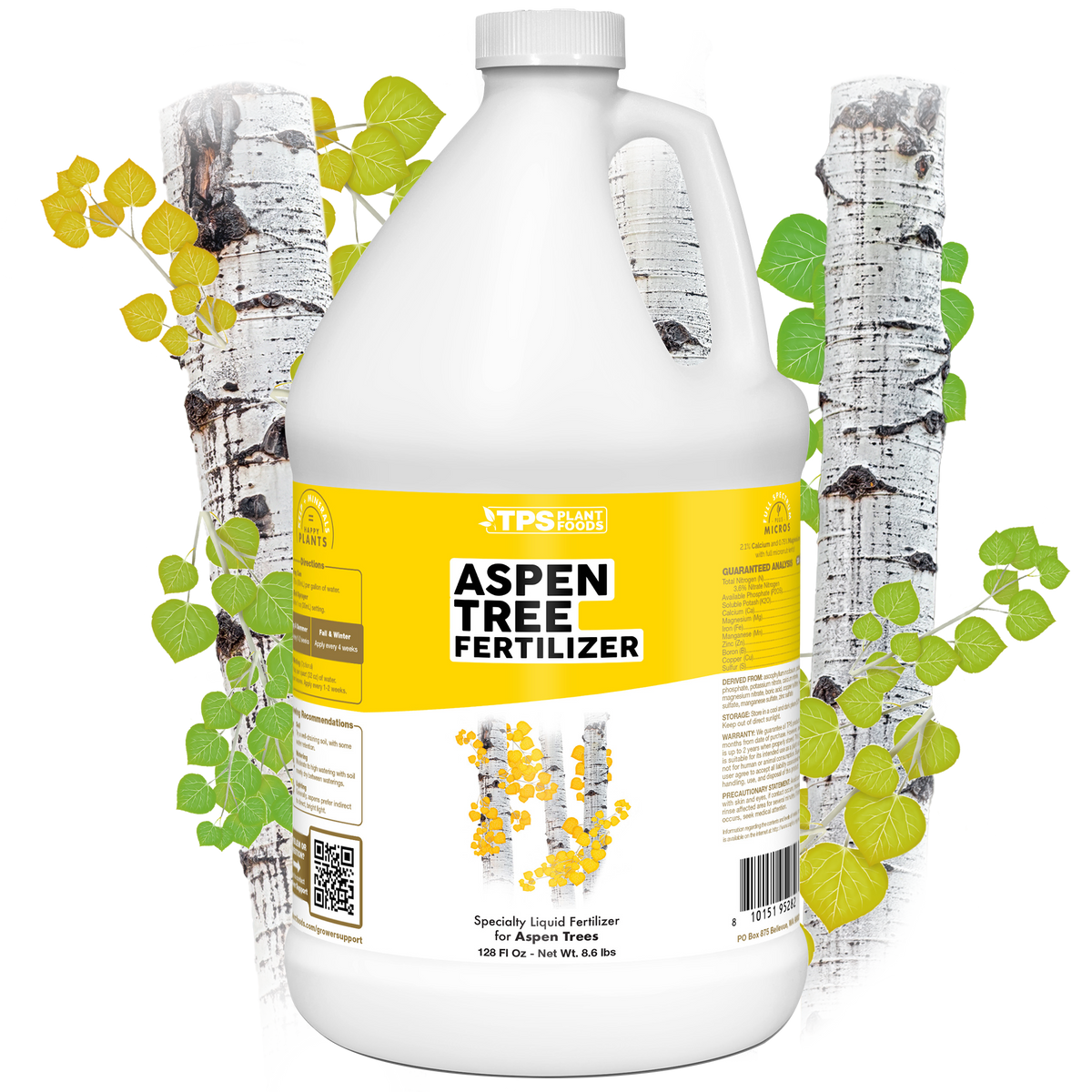 TPS Plant Foods Aspen Tree Fertilizer 1 gallon product package
