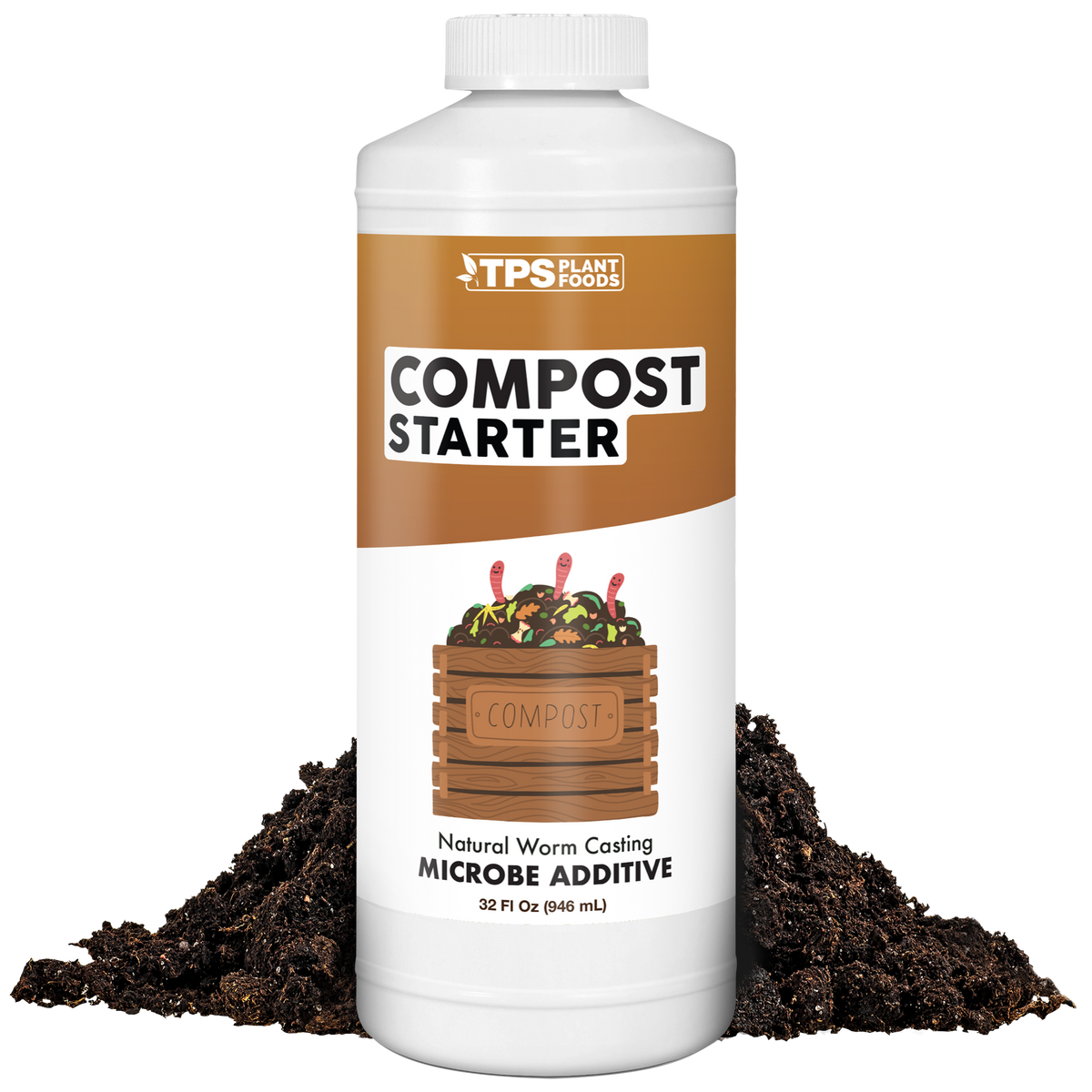 TPS Plant Foods Compost Starter and Accelerator 32 oz product package
