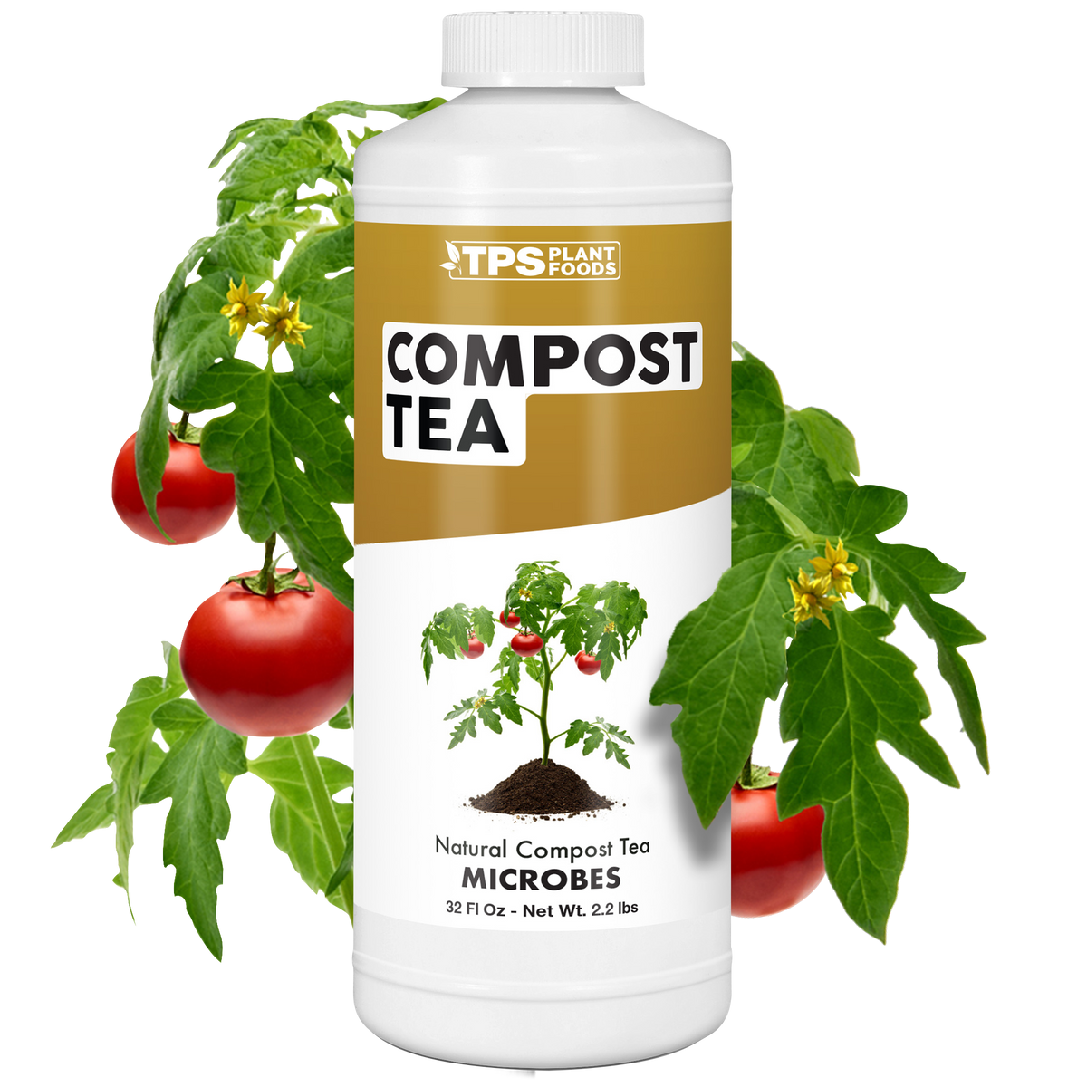 TPS Plant Foods Compost Tea, 32 oz bottle [wrap]