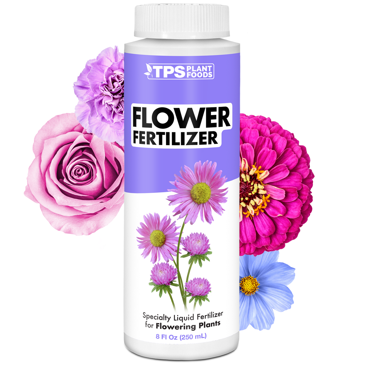 TPS Plant Foods Flowering Fertilizer 3-3.6-5.1, 8 oz bottle