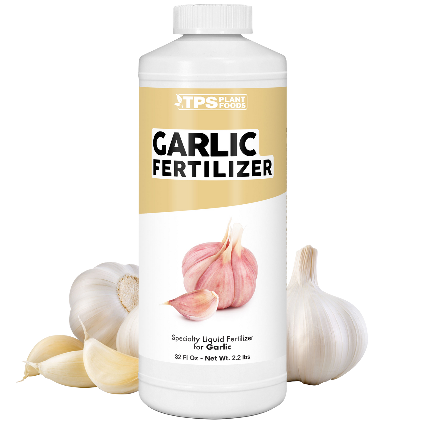 TPS Plant Foods Garlic Fertilizer 32 oz product package
