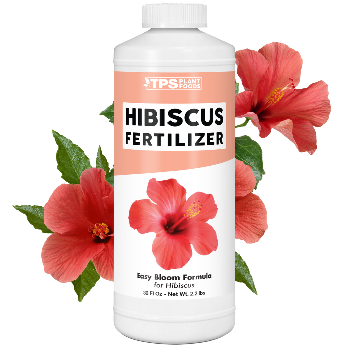 TPS Plant Foods Hibiscus Fertilizer 3-3.6-5.1, 32 oz bottle