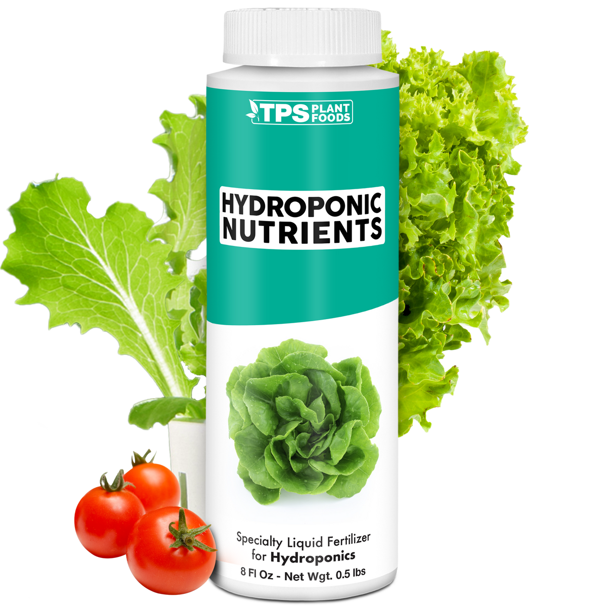 TPS Plant Foods Hydroponic Nutrients 4-3-6, 32 oz bottle [wrap]