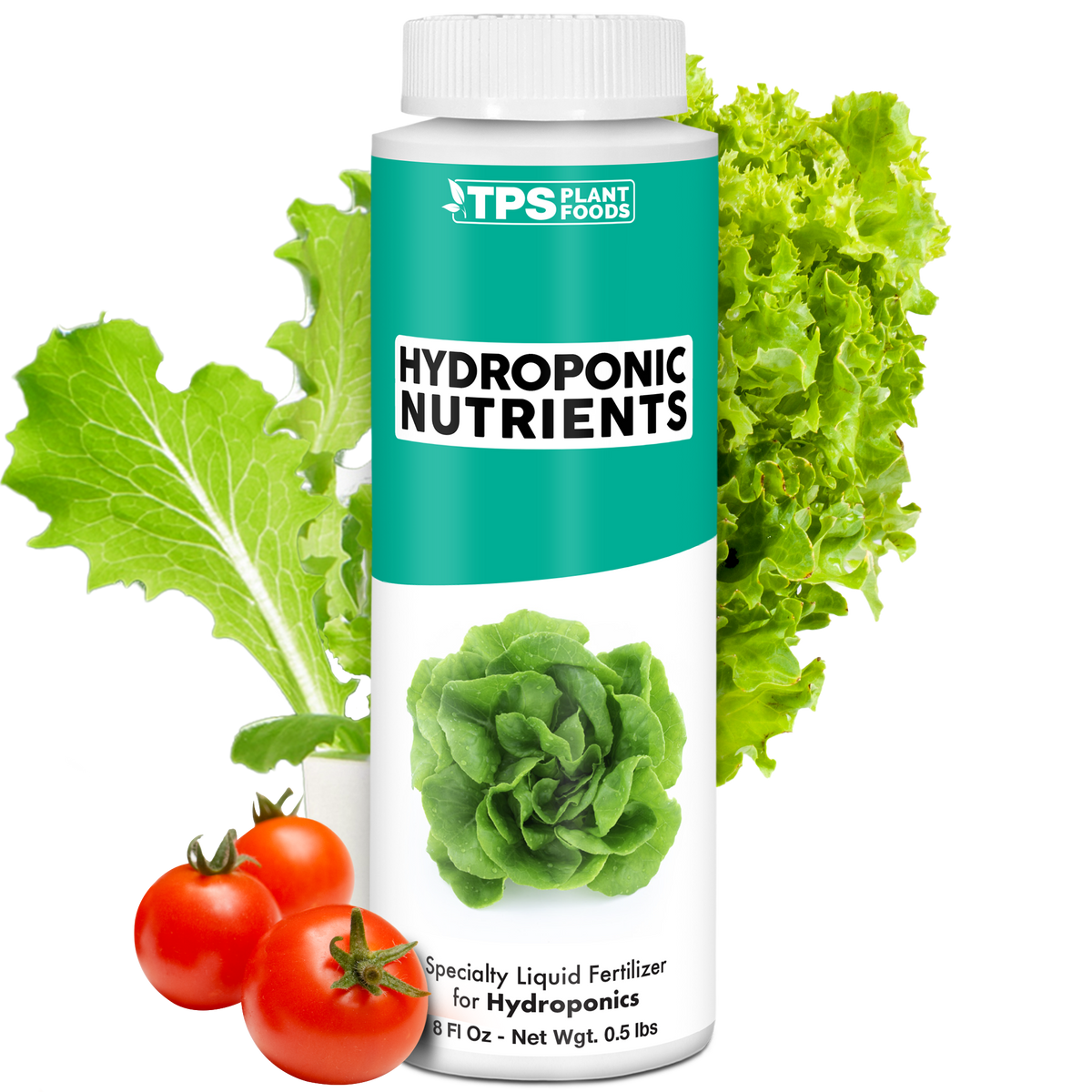 TPS Plant Foods Hydroponic Nutrients 4-3-6, 8 oz bottle [wrap]