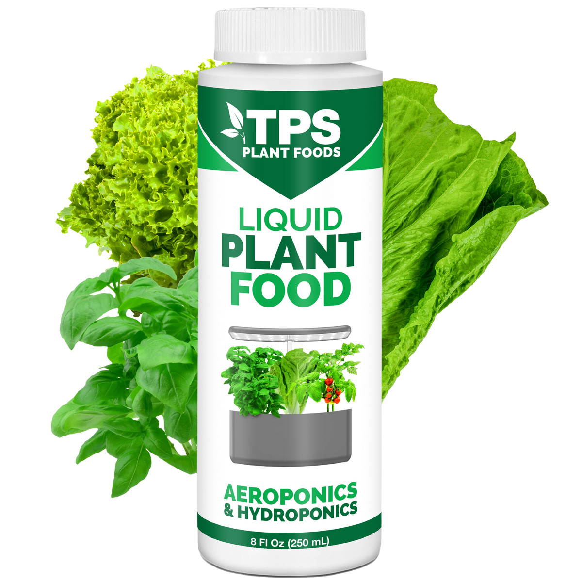 TPS Plant Foods Liquid Plant Food 4-3-6, 8 oz bottle [wrap]