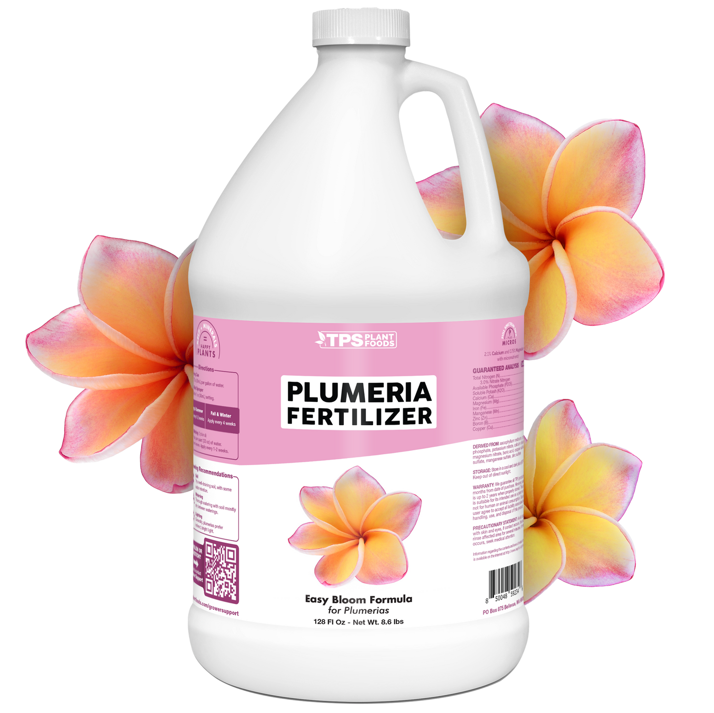 TPS Plant Foods Plumeria Fertilizer 1 gallon product package